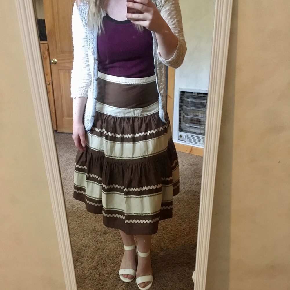 Flair high waisted skirt